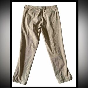 Lands End‎ Mens Tailored Fit 36 Khaki Cotton Chinos Pants